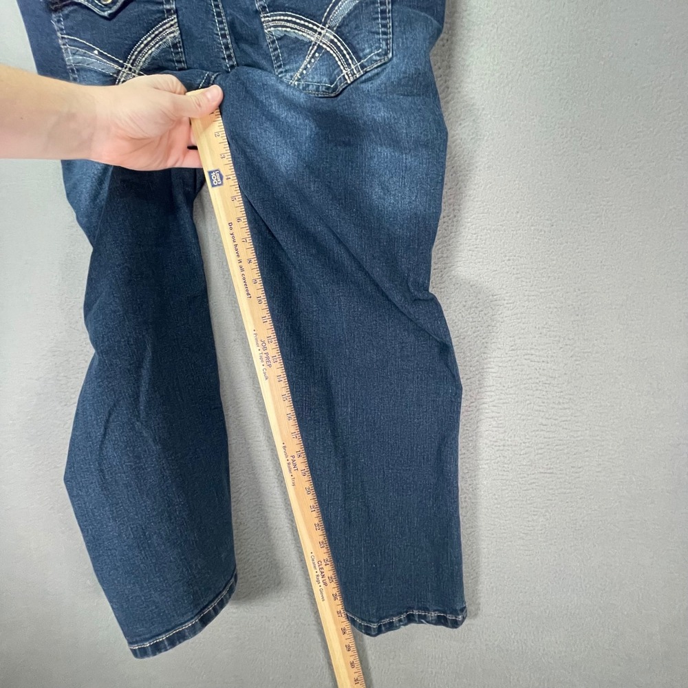 WallFlower Jeans Womens 20 Short‎ Luscious Curvy Fit Straight Leg Blue Plus Size - Picture 6 of 10
